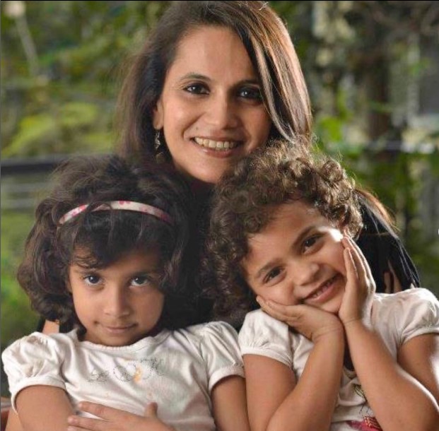 Lulu Raghavan with Family