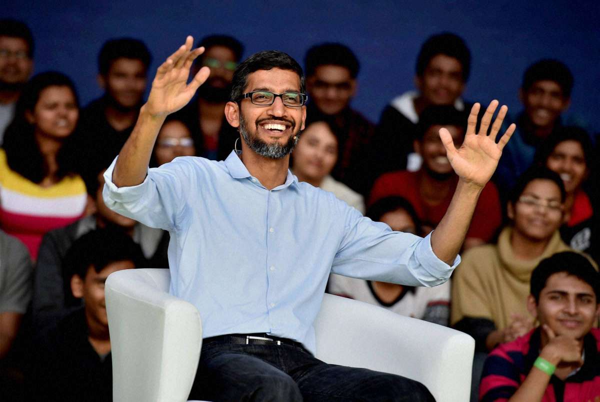 Google CEO Sundar Pichai In India