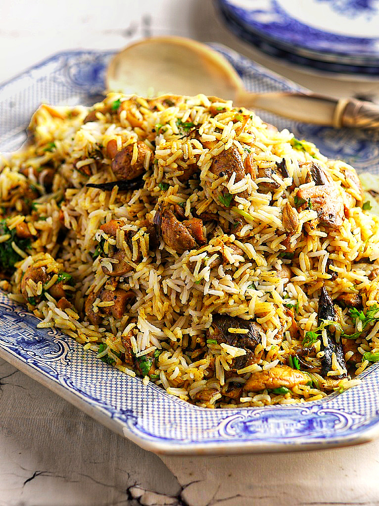 Malabar Mushroom Biryani
