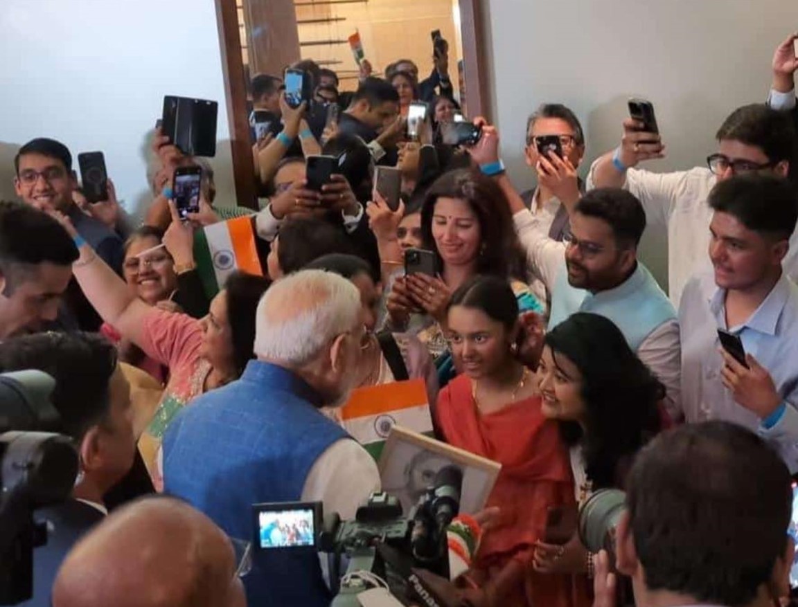Indians expats during Modi's Austria visit | Global Indian