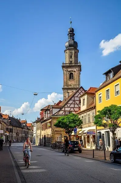Germany-Erlangen-Main-Street
