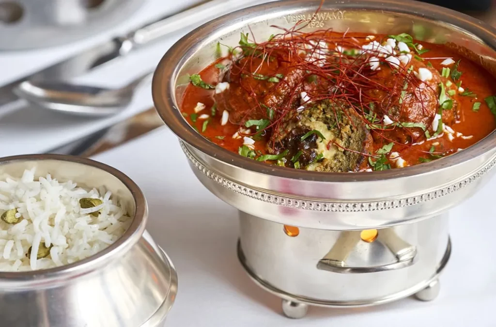 Food at Veeraswamy Restaurant